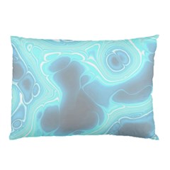 Blue Patterned Aurora Space Pillow Case