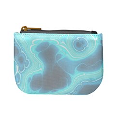 Blue Patterned Aurora Space Mini Coin Purses by Mariart