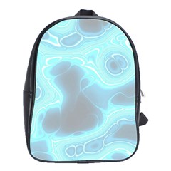 Blue Patterned Aurora Space School Bags(large)  by Mariart