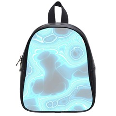 Blue Patterned Aurora Space School Bags (small)  by Mariart