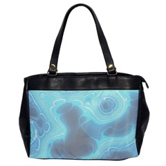 Blue Patterned Aurora Space Office Handbags