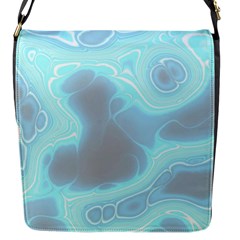 Blue Patterned Aurora Space Flap Messenger Bag (s) by Mariart