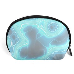 Blue Patterned Aurora Space Accessory Pouches (large)  by Mariart