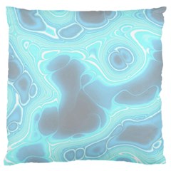 Blue Patterned Aurora Space Standard Flano Cushion Case (one Side) by Mariart