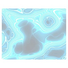 Blue Patterned Aurora Space Double Sided Flano Blanket (medium)  by Mariart