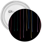 Falling Light Lines Perfection Graphic Colorful 3  Buttons Front