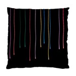 Falling Light Lines Perfection Graphic Colorful Standard Cushion Case (Two Sides) Front