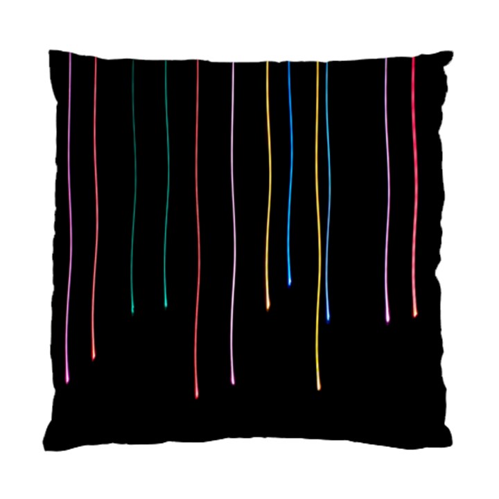 Falling Light Lines Perfection Graphic Colorful Standard Cushion Case (Two Sides)