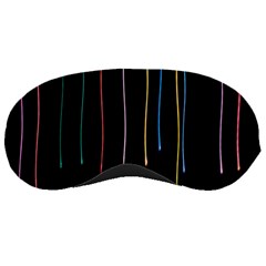 Falling Light Lines Perfection Graphic Colorful Sleeping Masks