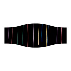 Falling Light Lines Perfection Graphic Colorful Stretchable Headband