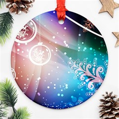 Christmas Round Ornament (Two Sides)