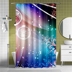 Christmas Shower Curtain 48  X 72  (small)  by Mariart