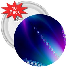 Flow Blue Pink High Definition 3  Buttons (10 Pack) 