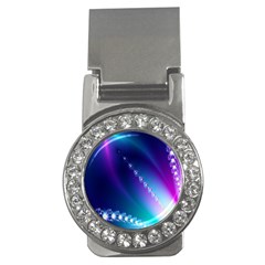 Flow Blue Pink High Definition Money Clips (cz) 