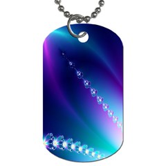 Flow Blue Pink High Definition Dog Tag (two Sides) by Mariart