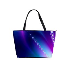 Flow Blue Pink High Definition Shoulder Handbags by Mariart