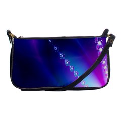 Flow Blue Pink High Definition Shoulder Clutch Bags