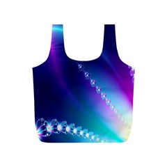 Flow Blue Pink High Definition Full Print Recycle Bags (s) 