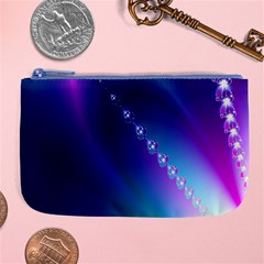 Flow Blue Pink High Definition Large Coin Purse