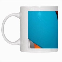 Color Dream Polka White Mugs by Mariart