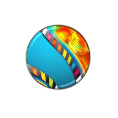 Color Dream Polka Hat Clip Ball Marker by Mariart