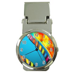 Color Dream Polka Money Clip Watches by Mariart