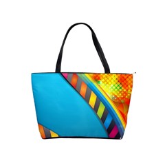 Color Dream Polka Shoulder Handbags by Mariart