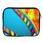 Color Dream Polka Apple iPad 2/3/4 Zipper Cases Front