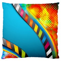 Color Dream Polka Standard Flano Cushion Case (two Sides) by Mariart