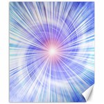 Creation Light Blue White Neon Sun Canvas 20  x 24   19.57 x23.15  Canvas - 1