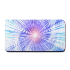 Creation Light Blue White Neon Sun Medium Bar Mats by Mariart