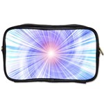 Creation Light Blue White Neon Sun Toiletries Bags Front