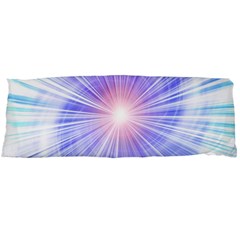 Creation Light Blue White Neon Sun Body Pillow Case (dakimakura) by Mariart