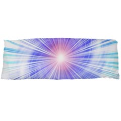 Creation Light Blue White Neon Sun Body Pillow Case Dakimakura (two Sides) by Mariart