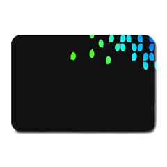 Green Black Widescreen Plate Mats by Mariart