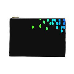 Green Black Widescreen Cosmetic Bag (large)  by Mariart