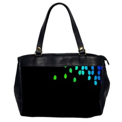 Green Black Widescreen Office Handbags