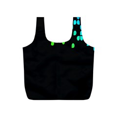 Green Black Widescreen Full Print Recycle Bags (s) 