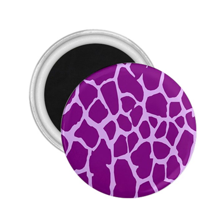 Giraffe Skin Purple Polka 2.25  Magnets