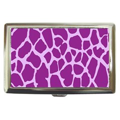 Giraffe Skin Purple Polka Cigarette Money Cases