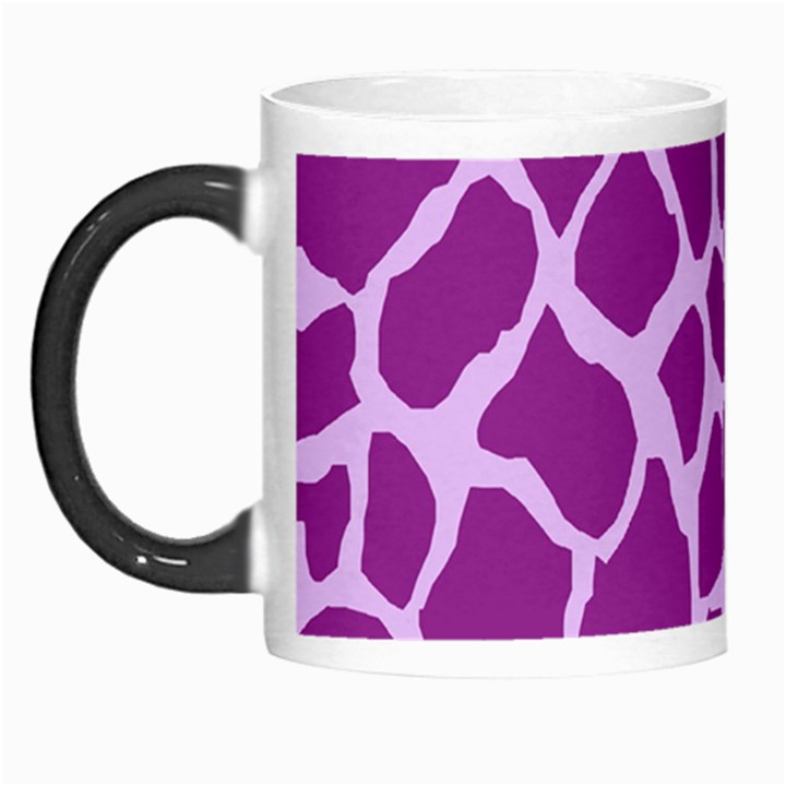 Giraffe Skin Purple Polka Morph Mugs