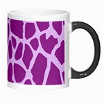 Giraffe Skin Purple Polka Morph Mugs Right