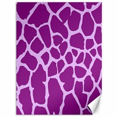 Giraffe Skin Purple Polka Canvas 36  X 48   by Mariart