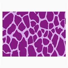 Giraffe Skin Purple Polka Large Glasses Cloth