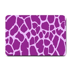 Giraffe Skin Purple Polka Small Doormat 