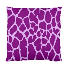 Giraffe Skin Purple Polka Standard Cushion Case (two Sides) by Mariart