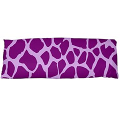 Giraffe Skin Purple Polka Body Pillow Case (dakimakura) by Mariart