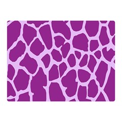 Giraffe Skin Purple Polka Double Sided Flano Blanket (mini) 