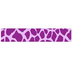 Giraffe Skin Purple Polka Flano Scarf (large)