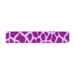 Giraffe Skin Purple Polka Flano Scarf (mini) by Mariart